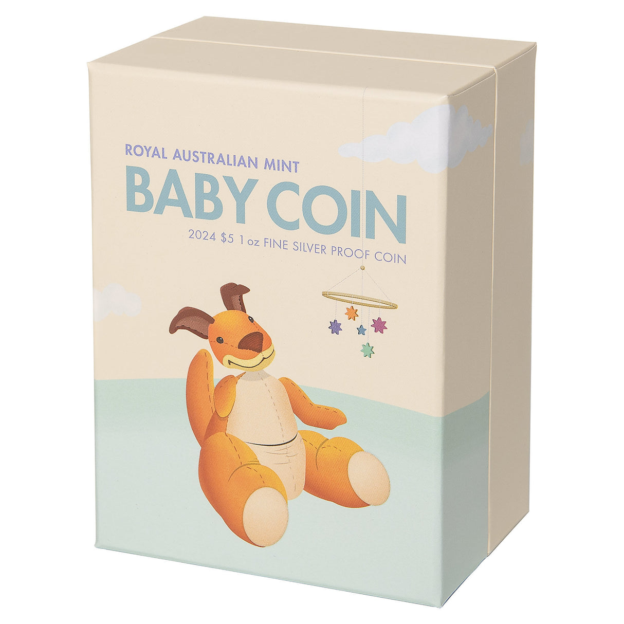 Toy Kangaroo Baby 2024 $5 Silver Proof Coin