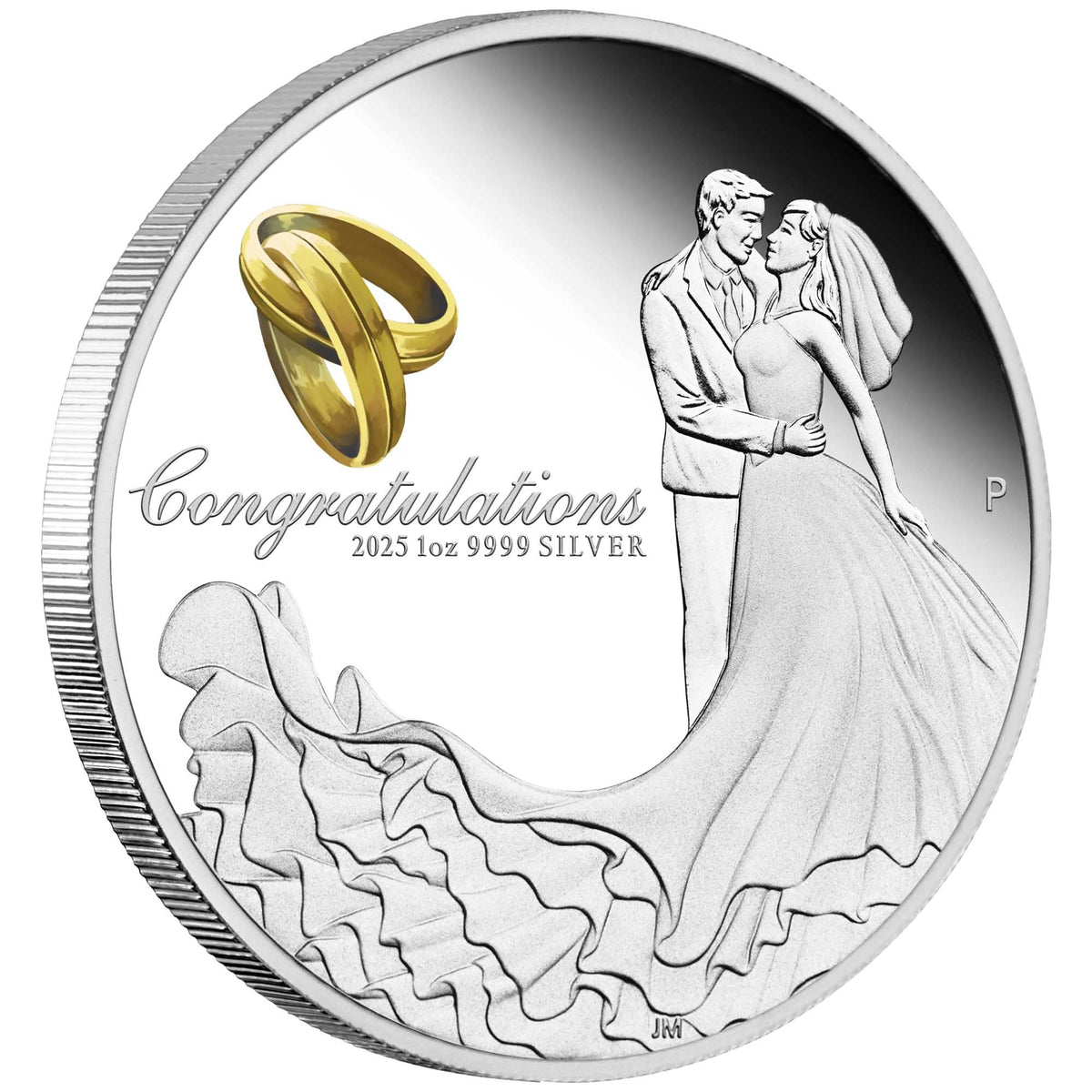 2025 1oz Wedding Silver Proof Coin