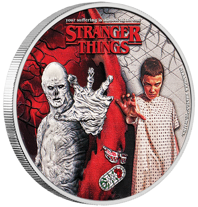 2026 1/2oz Stranger Things Eleven Vecna Silver Coloured Coin