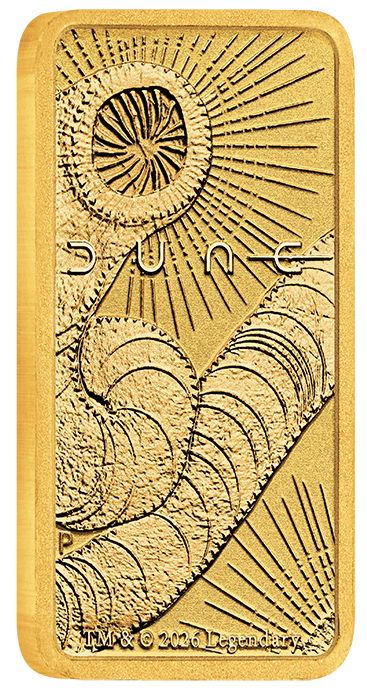 2026 1g DUNE Gold Minted Bar