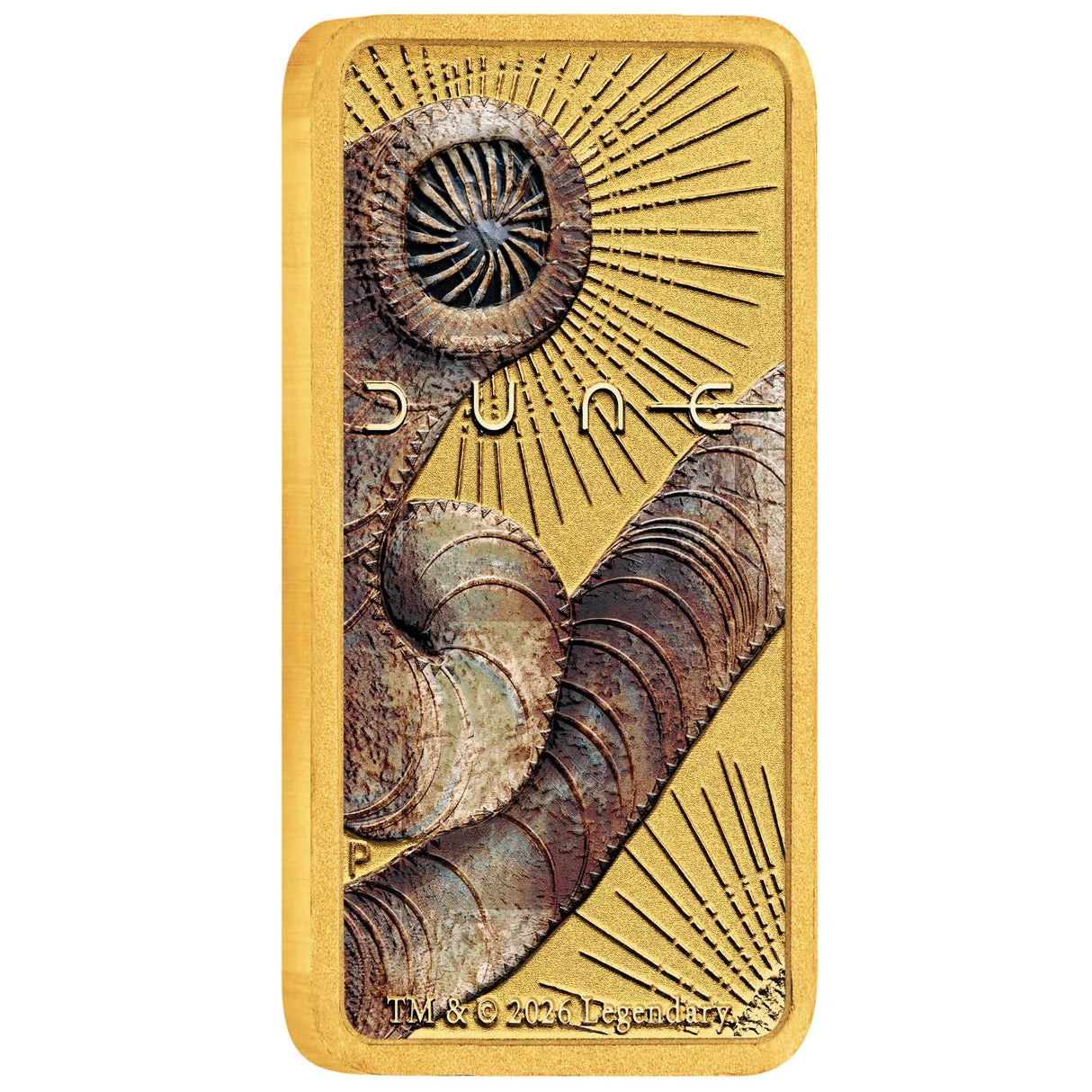2026 1g DUNE Coloured Gold Minted Bar