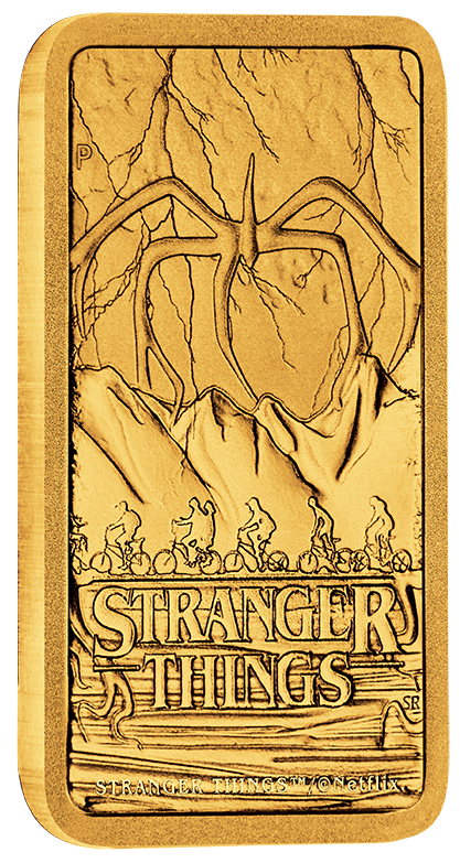 2026 1g Stranger Things Gold Minted Bar