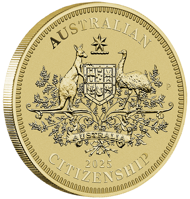 2025 $1 Australian Citizenship Coin in Card