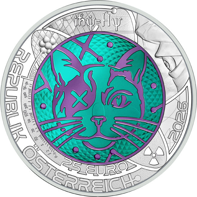 2026 25€ Austria Quantum Physics Ag/Niobium