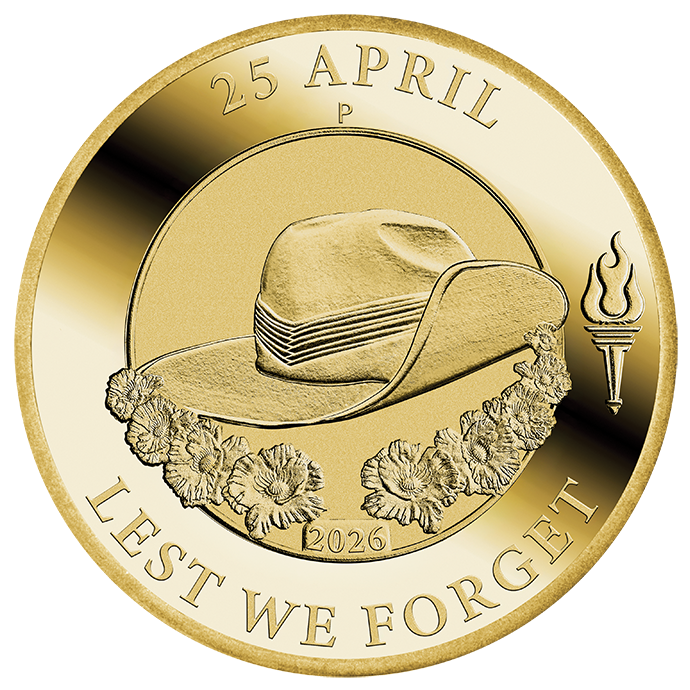 2026 $1 ANZAC Day Coin in Card