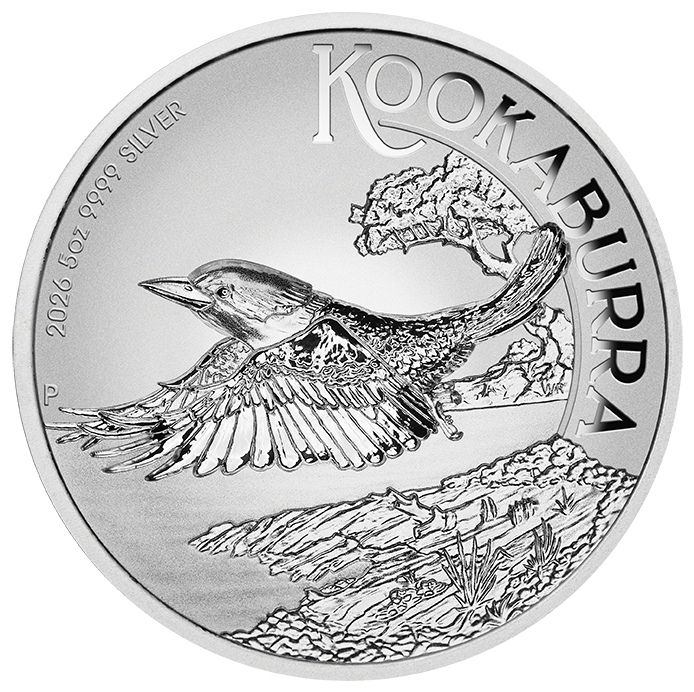 2026 5oz Australian Kookaburra Silver Incused Coin