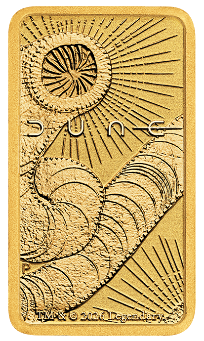 2026 1g DUNE Gold Minted Bar