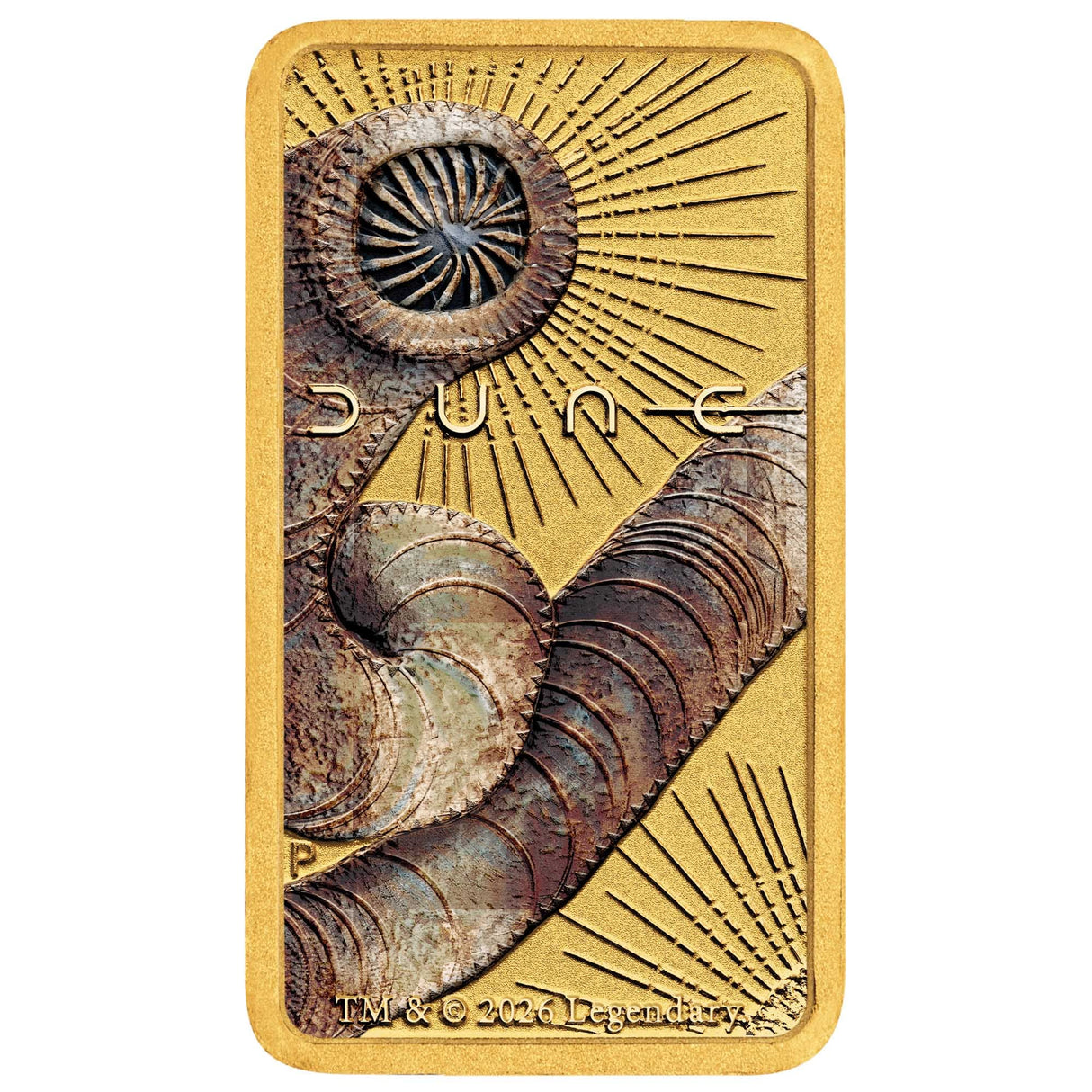 2026 1g DUNE Coloured Gold Minted Bar