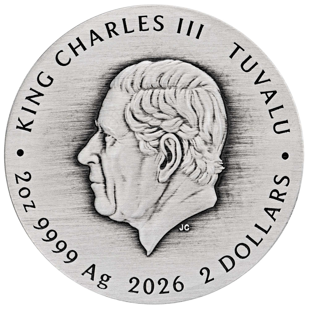 2026 2oz DUNE Scourge of the Desert Sea Silver Antiqued Coloured Coin