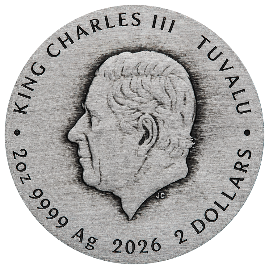 Stranger Things - Villains 2026 2oz Silver Antiqued Coloured Coin