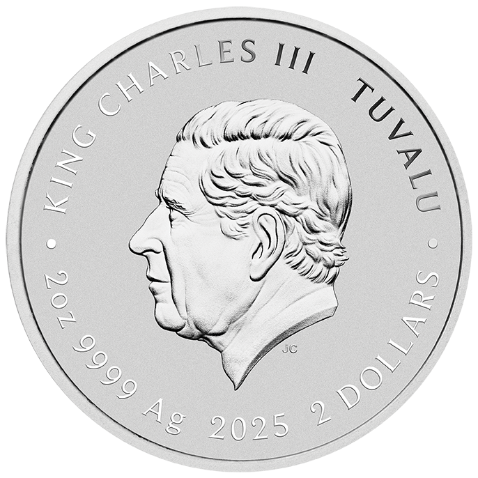 Teenage Mutant Ninja Turtles - 2025 2oz Silver Coloured Pizza Coin