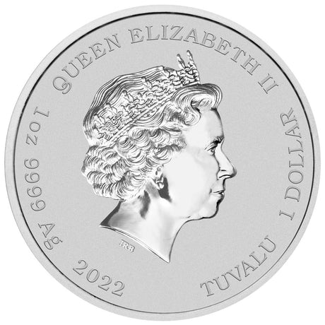 James Bond 60th Anniversary - 2022 1oz Brilliant Unc Silver Coin on Card