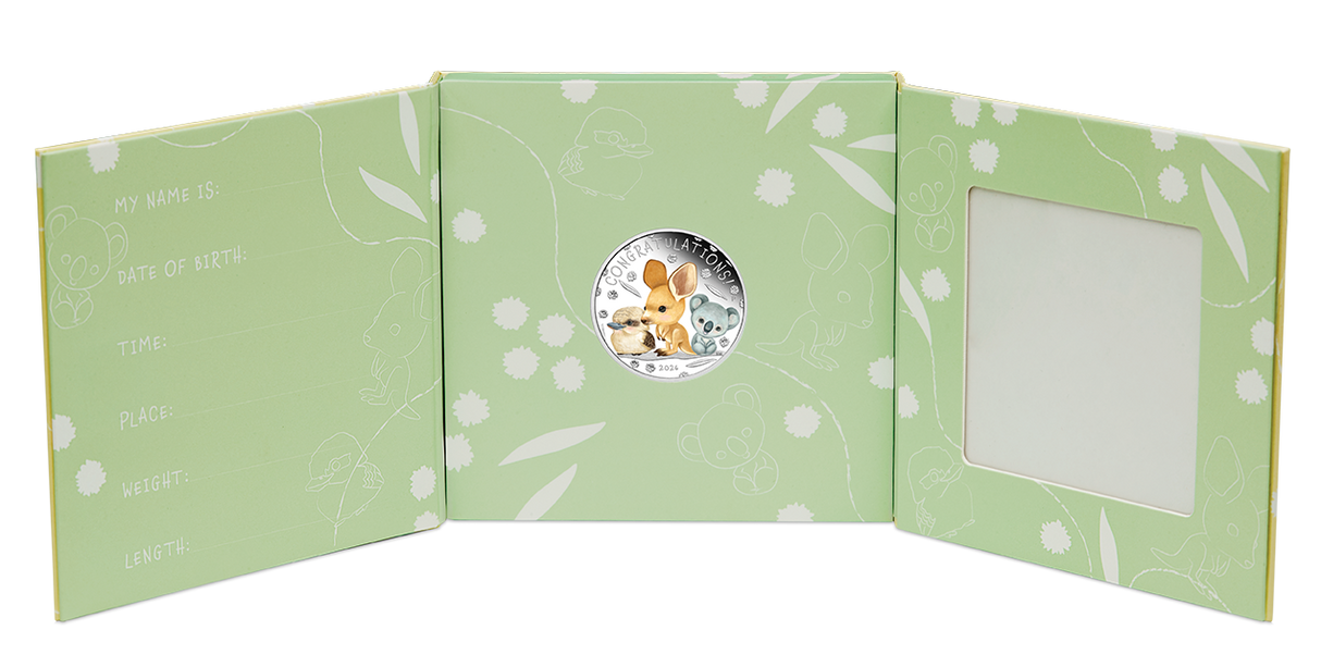 2026 1/2oz Newborn Baby Silver Proof Coloured Coin