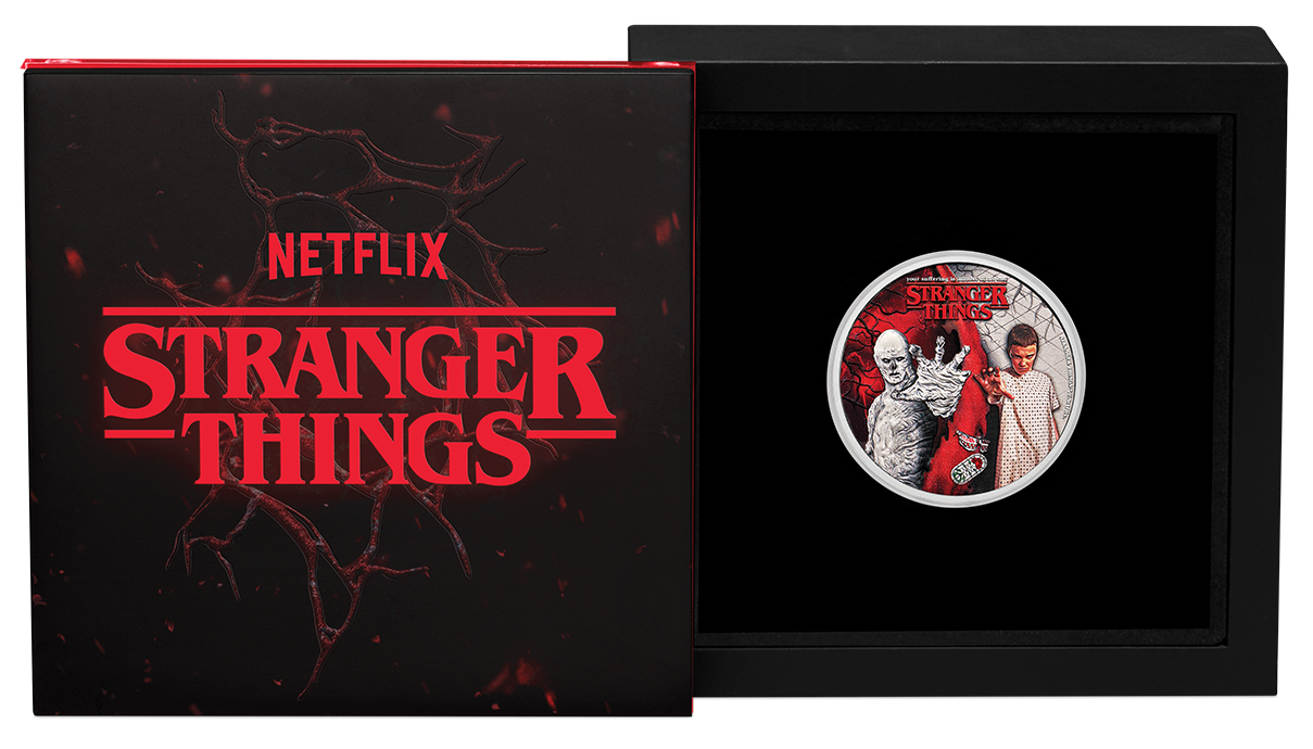 2026 1/2oz Stranger Things Eleven Vecna Silver Coloured Coin