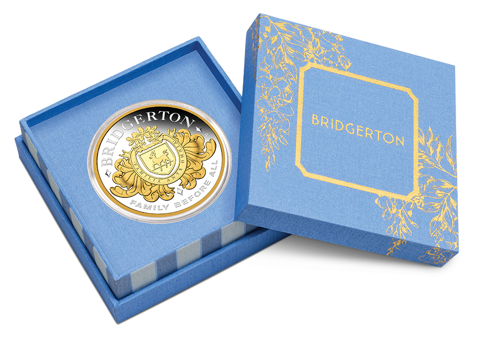 2026 2oz House of Bridgerton Silver Proof Gilded Coin