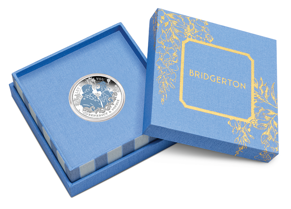 2026 1/2oz Bridgerton Benedict & Sophie Silver Proof Coloured Coin