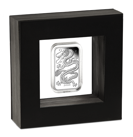 2026 1oz Dragon Silver Proof Rectangle Coin