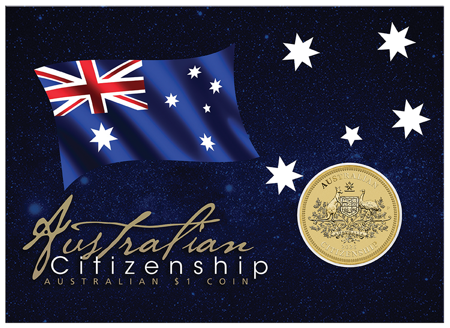 Australian Citizenship 2026 Coin In Card