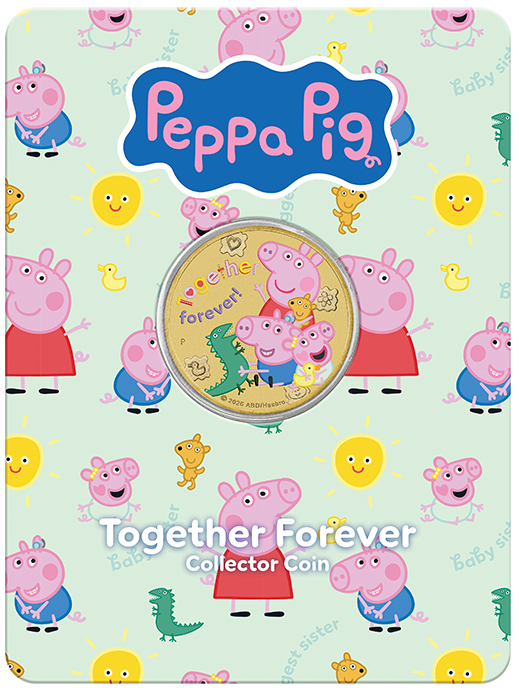 2026 $1 Peppa Pig Together Forever Coin Card