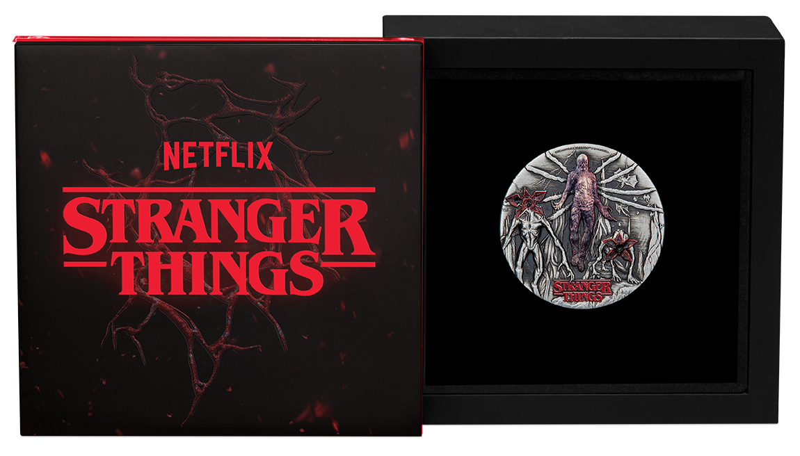 Stranger Things - Villains 2026 2oz Silver Antiqued Coloured Coin