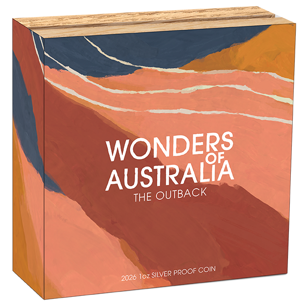 2026 1oz Wonders of Australia The Outback Silver Proof Coin