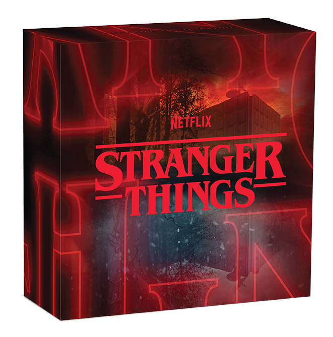 Stranger Things - The Upside Down 2026 1oz Silver Coloured Coin
