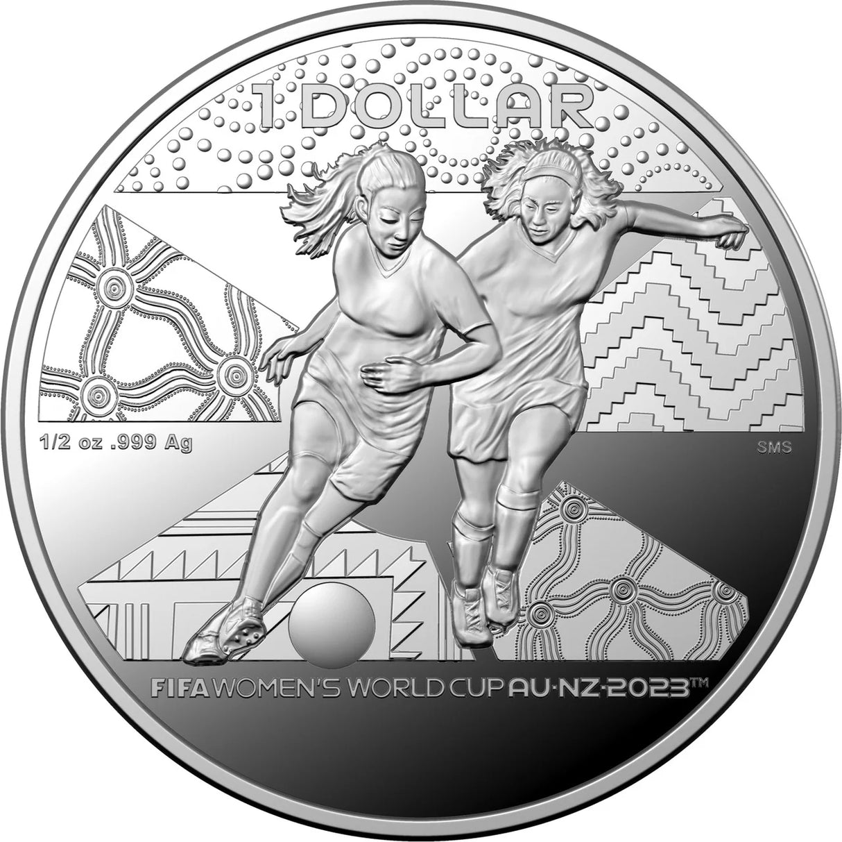 FIFA Women's World Cup 2023 $1 1/2oz Silver Proof Coin