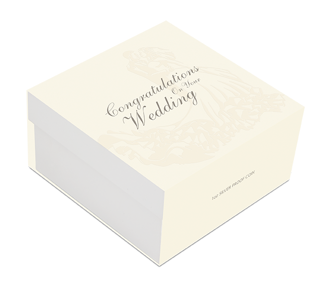2026 1oz Wedding Silver Proof Coloured Coin
