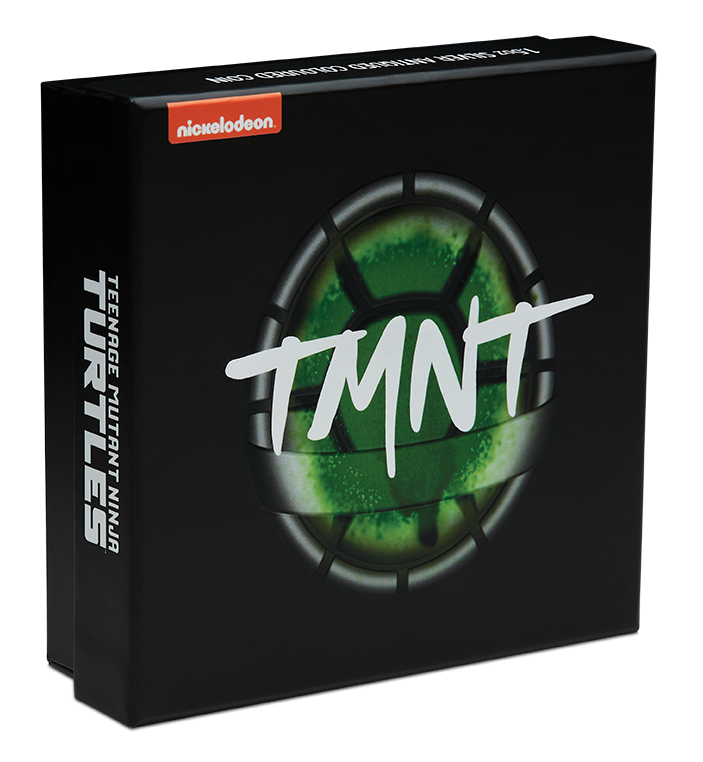 Teenage Mutant Ninja Turtles Domed Shell 2025 1.5oz Silver Antiqued Coloured Coin