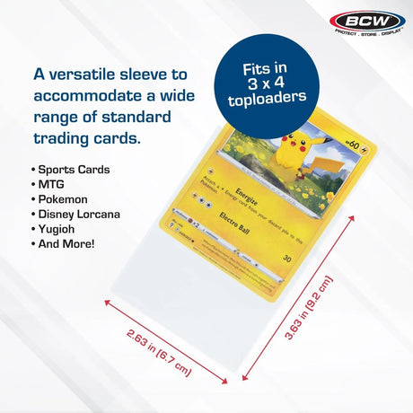Card Sleeves - Standard 100pc (BCW)