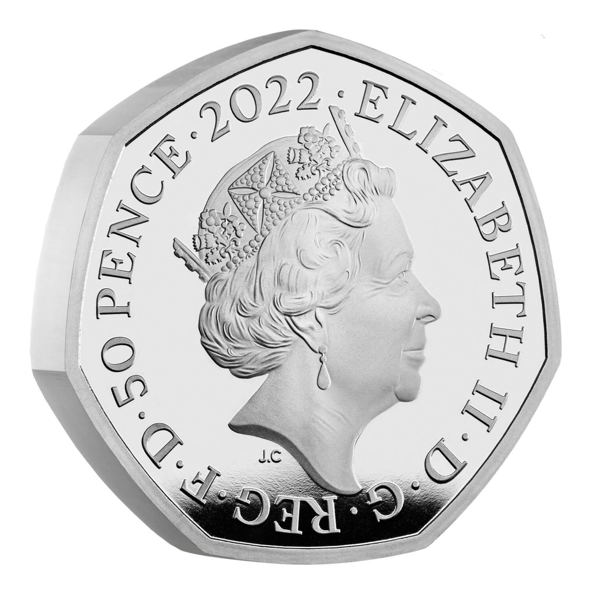 100th Anniversary of Our BBC 2022 50p Silver Proof Piedfort Coin