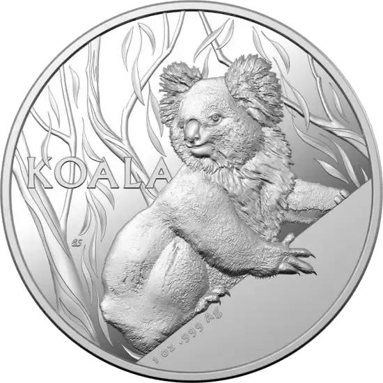 2024 1oz Koala Fine Silver High Relief Coin