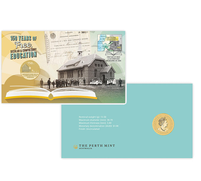 150 Years of Free Education 2022 $1 PNC (Perth Mint)