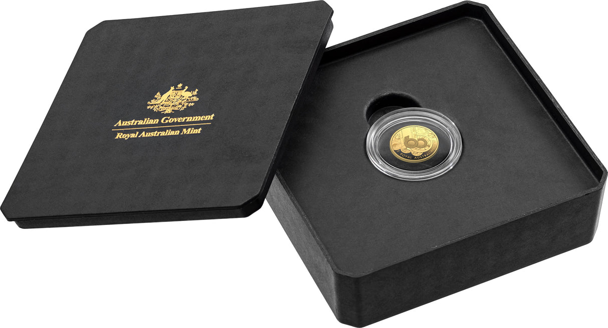 60 Years of the Royal Australian Mint - 2025 $10 'C' Mintmark Gold Proof Coin