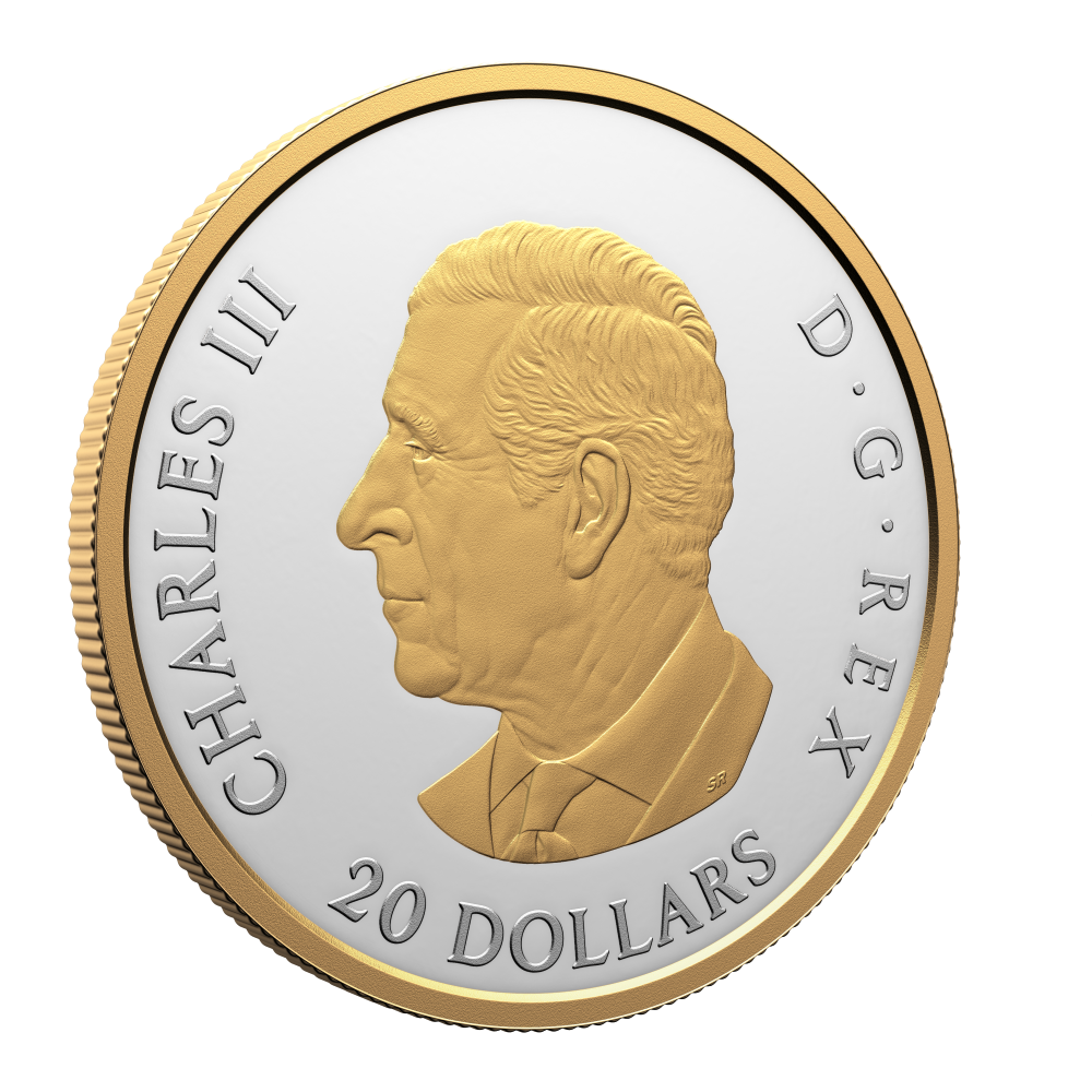 2025 Animal Portraits - Grey Wolf $20 Fine Silver Coin