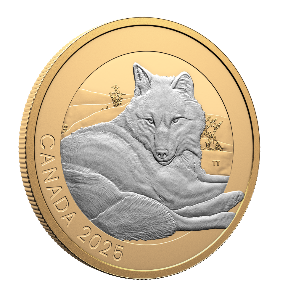 2025 Animal Portraits - Grey Wolf $20 Fine Silver Coin