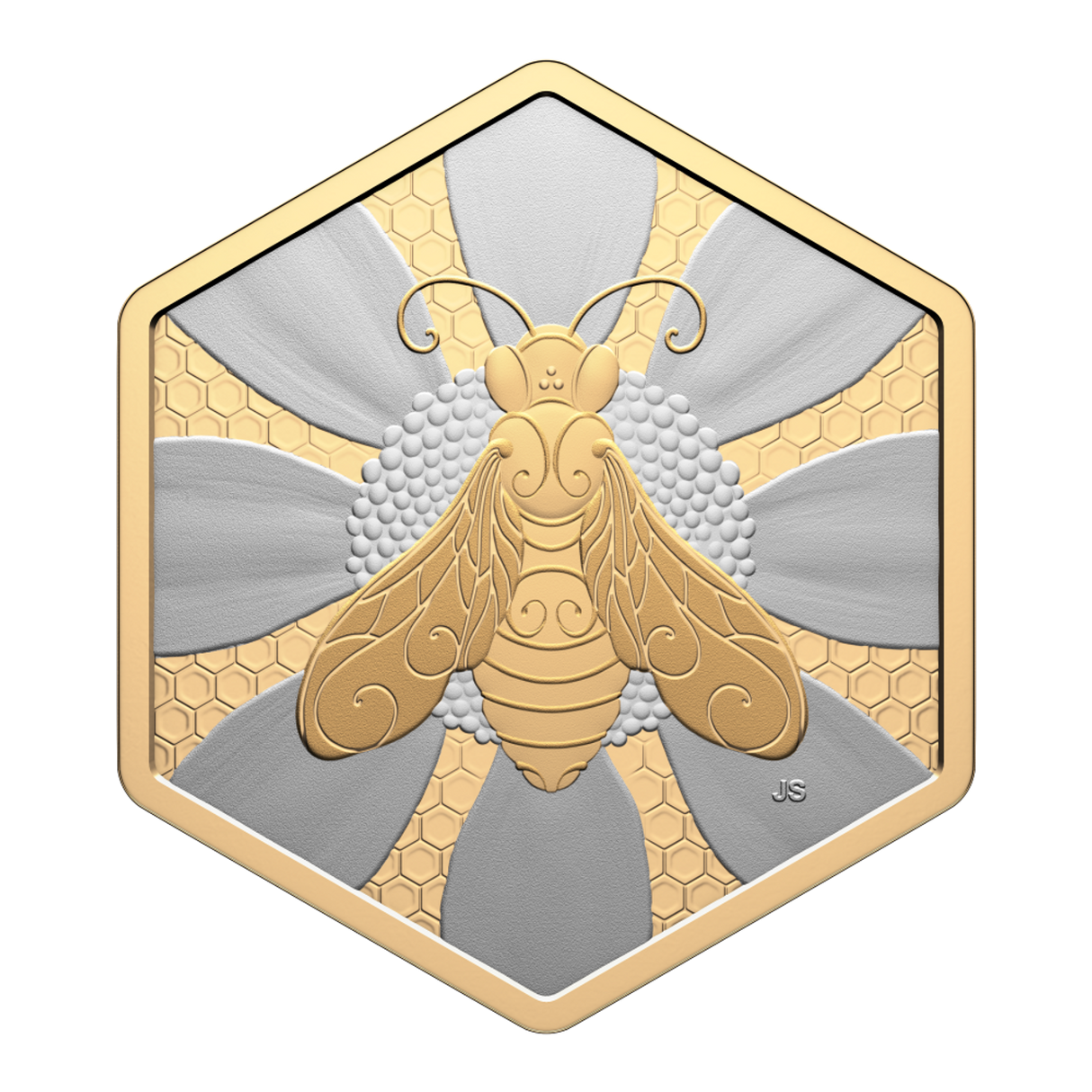 Nature’s Delight: Honey Bee 2025 1oz  Fine Silver Coin