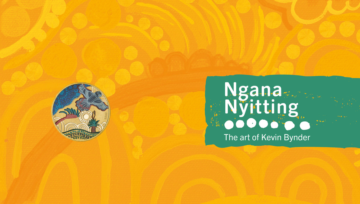 Ngana Nyitting – Yellow Emu 2025 $1 PNC (PM)