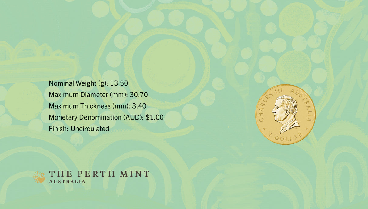 Ngana Nyitting – Black Cockatoo 2025 $1 PNC (PM)