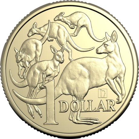 Perth Money Expo 2025 - 2025 $1 Mob of Roos with Perth Map Privy Mark