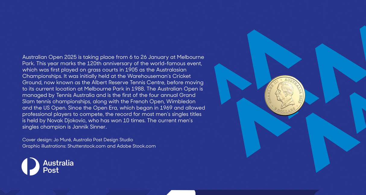 Brisbane Money Expo 2025 - Australian Open 2025 $2 PNC (Random Cover Design)