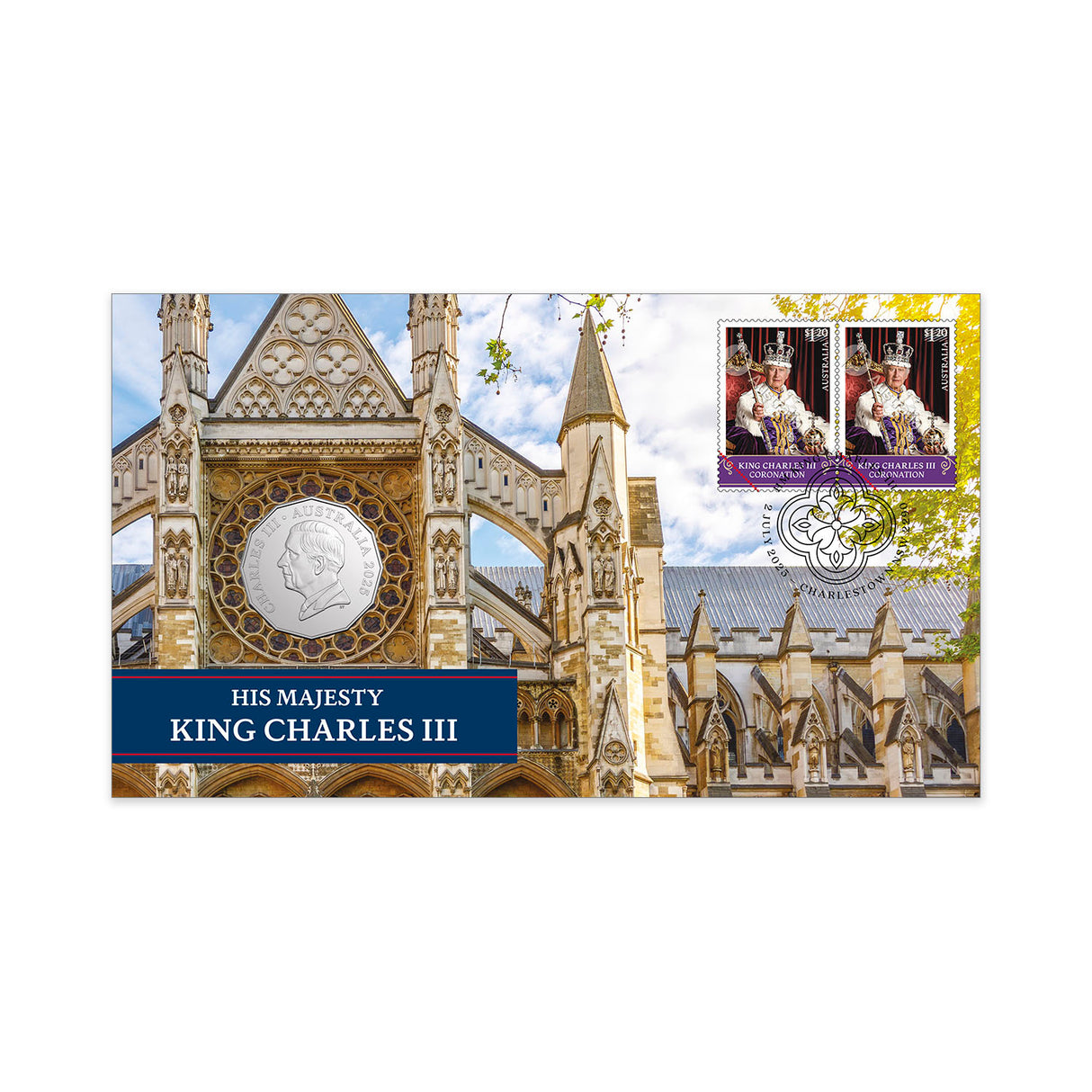 His Majesty King Charles III 2025 50c PNC (RAM)