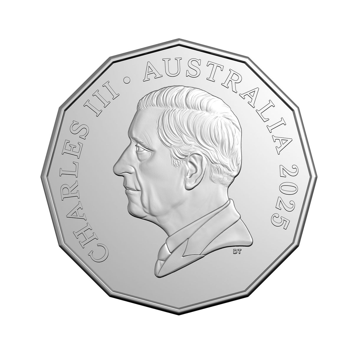 His Majesty King Charles III 2025 50c PNC (RAM)