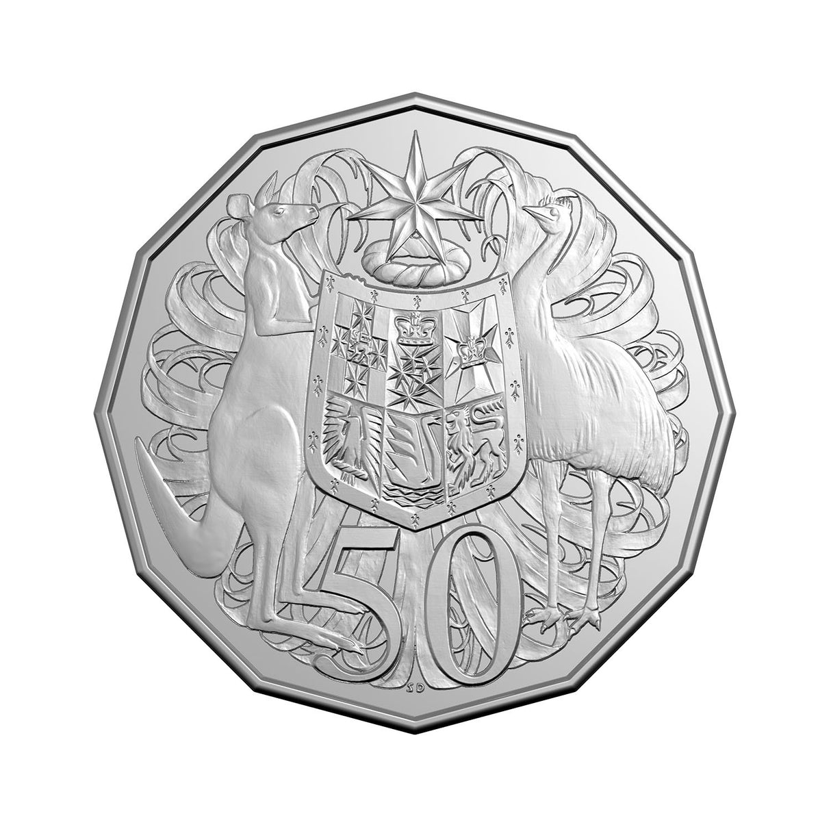 His Majesty King Charles III 2025 50c PNC (RAM)