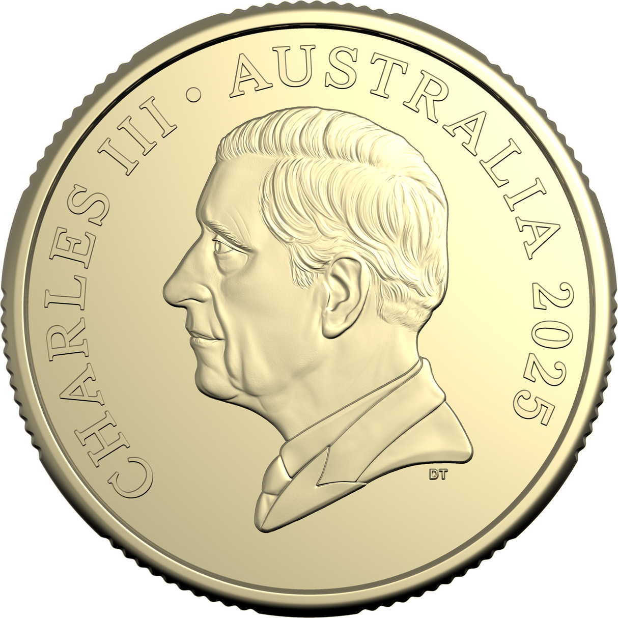 HM King Charles III 2025 Premium Coin Roll Set (5c, 10c, 20c, 50c, $1, $2)