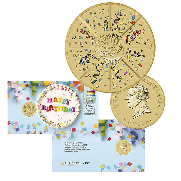 Happy Birthday 2025 $1 PNC (Perth Mint)