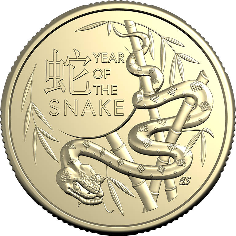 Year of the Snake 2025 $1 Uncirculated Two-Coin Set