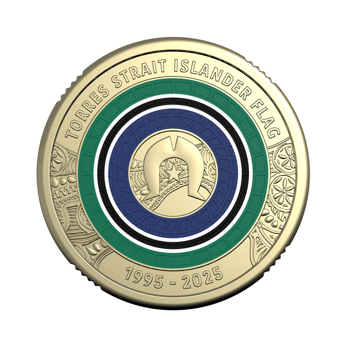 30th Anniversary of the Torres Strait Islander Flag 2025 Coloured $2 PNC (RAM)