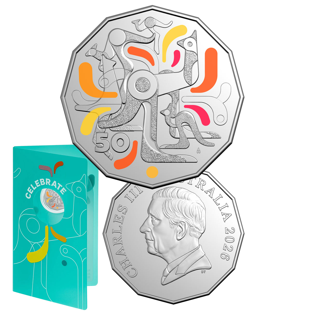 2026 50c Celebrations Uncirculated Coin Card