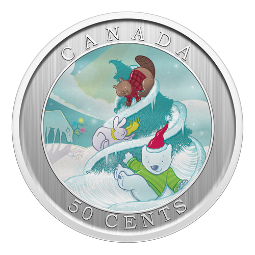 2025 50c Whimsical Holiday Tree Lenticular Coin